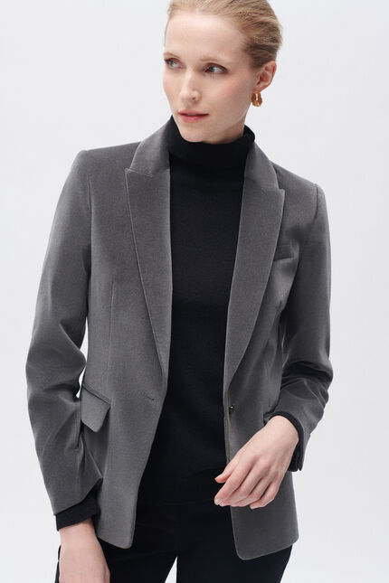 blazer aurora gris fonce femme