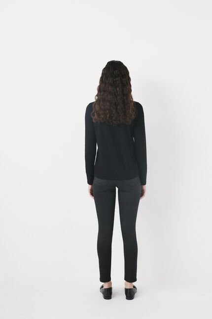 T-shirt tbasico zwart vrouw