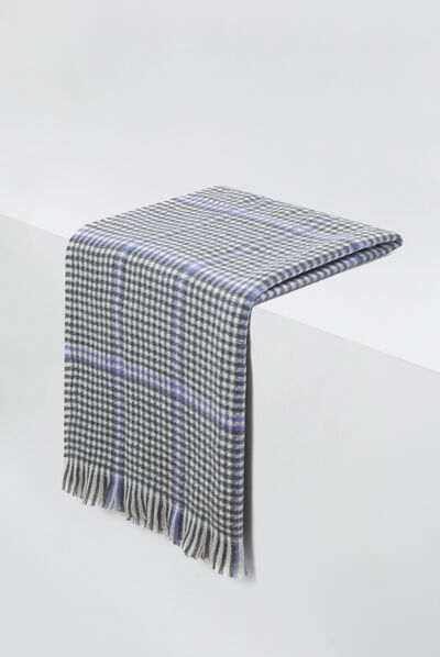 echarpe vera bleu roi femme