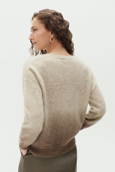 pull angela vert kaki femme