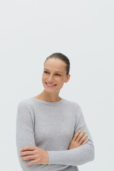 pull gabriela gris clair femme