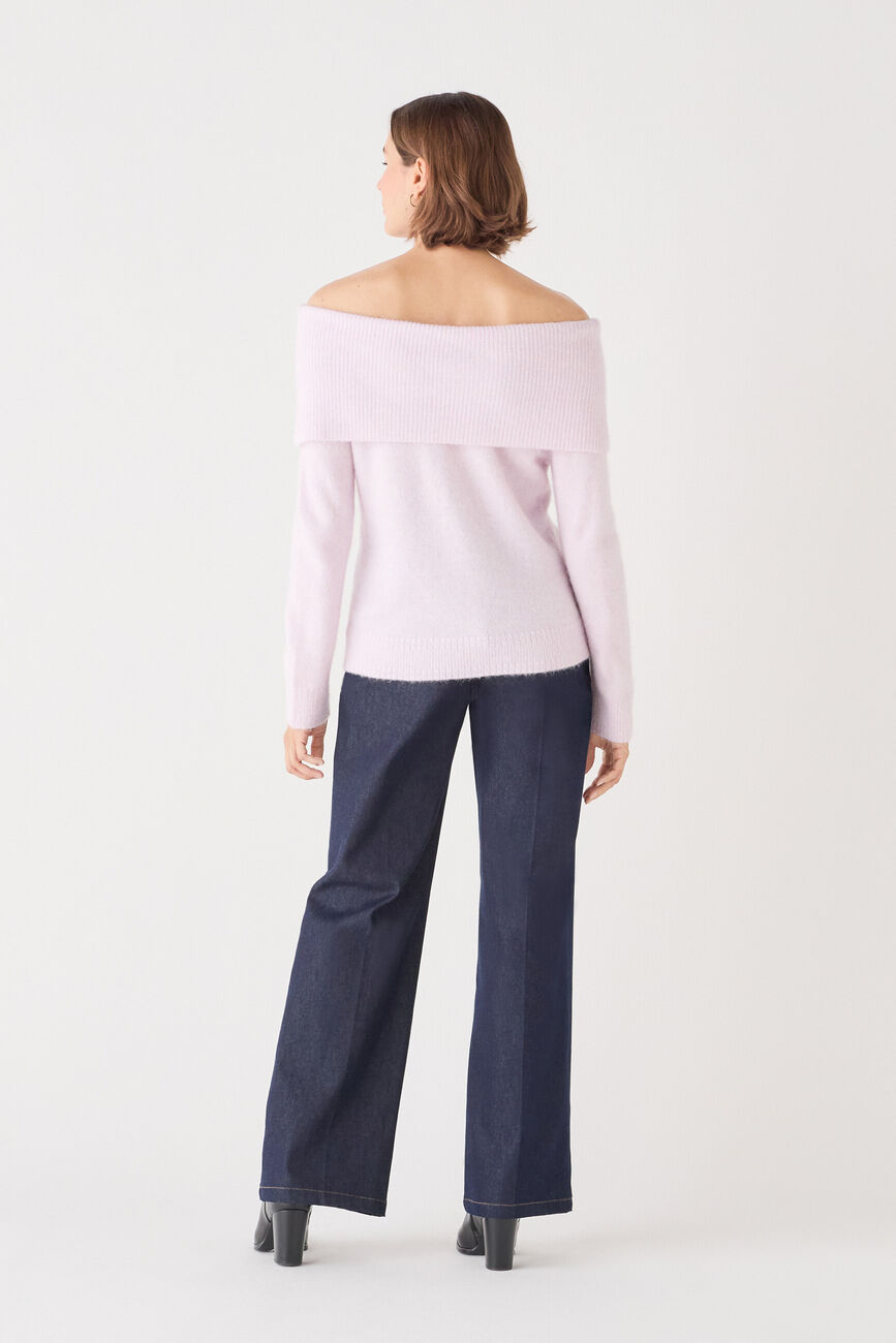Pull Mlivia mauve femme