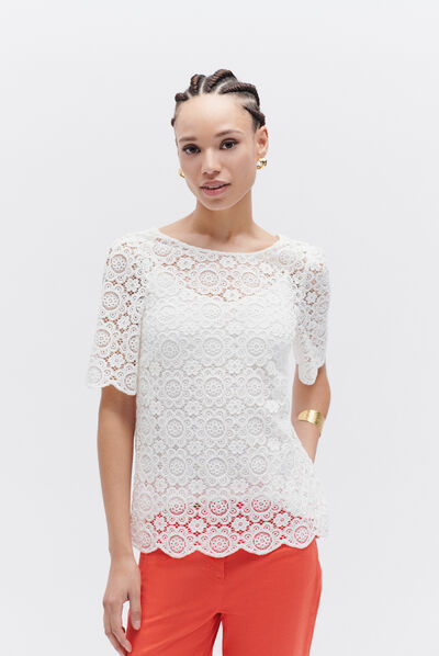 Blusa New Liam avorio donna