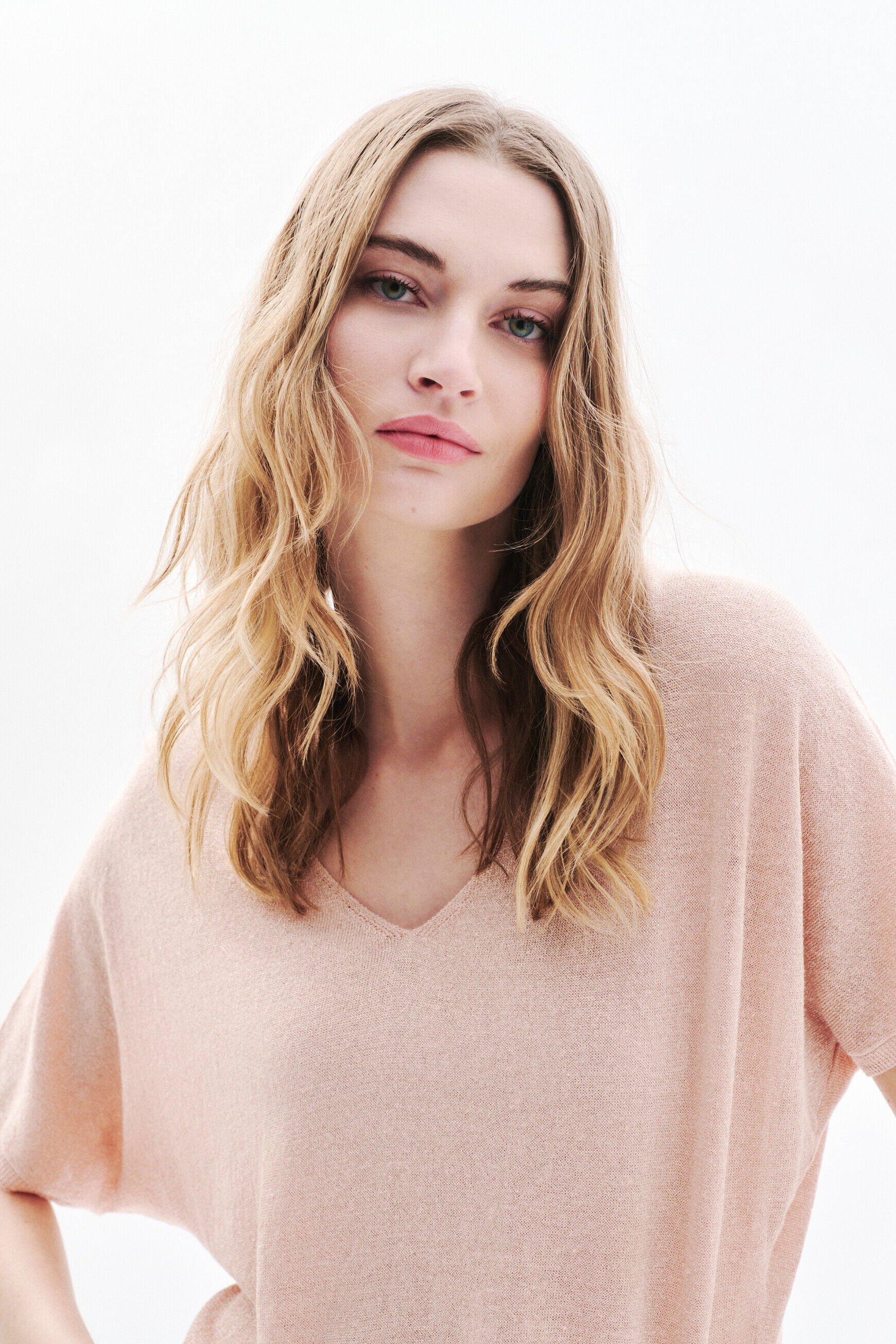 Pull Milanel2 rose clair femme