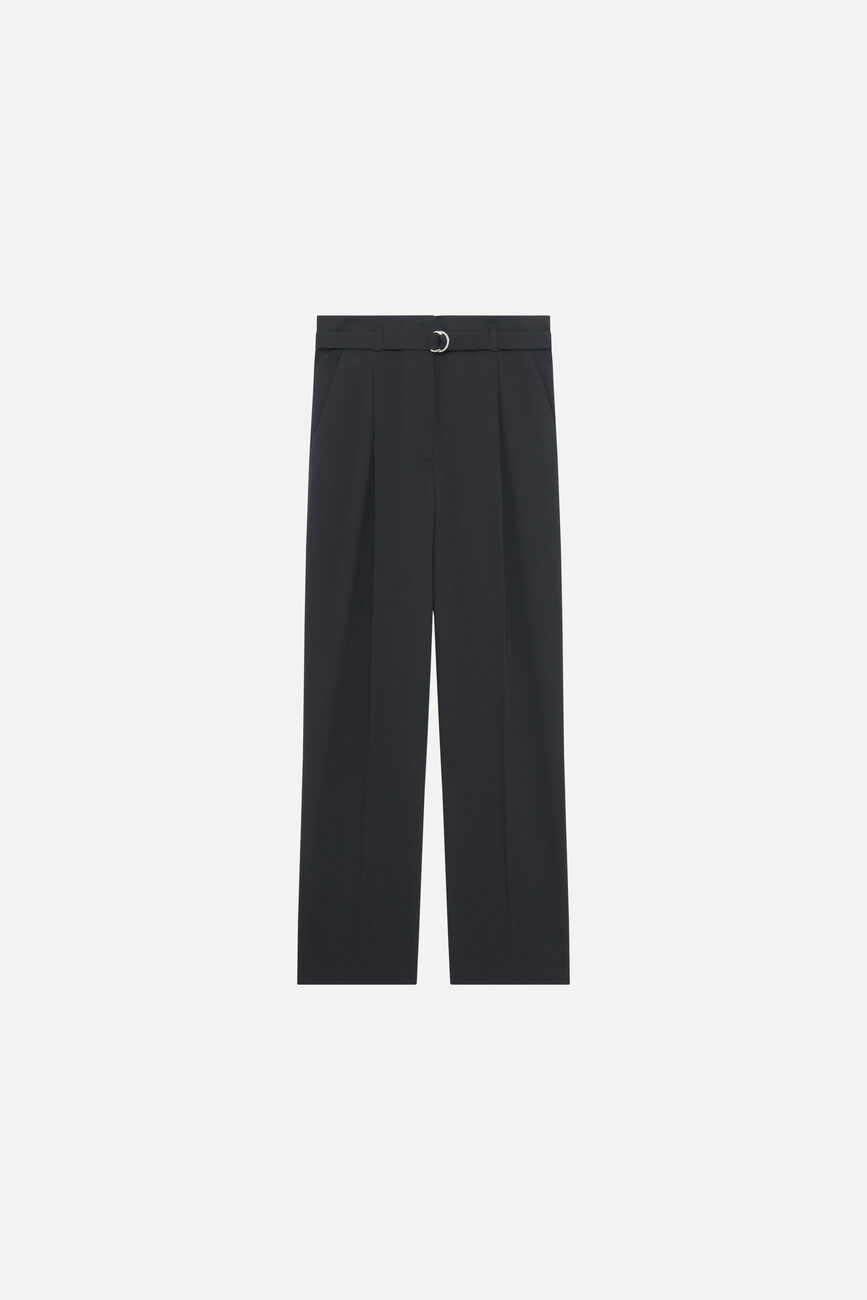 Pantalon Pompon noir femme