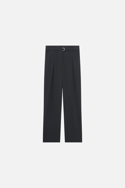 Pantalon Pompon noir femme