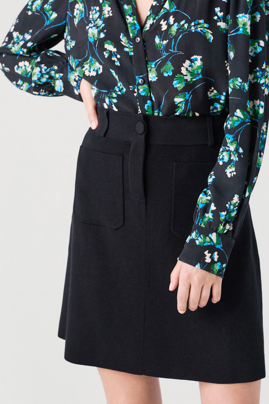 Jupe Jeloise noir femme