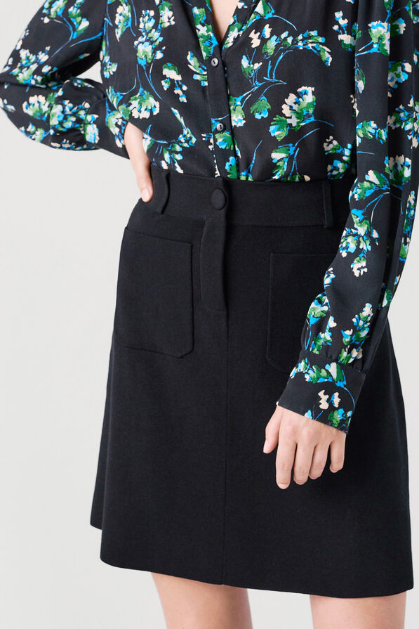 jupe jeloise noir femme Jupe Jeloise noir femme