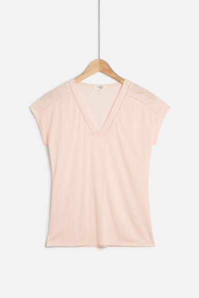 tshirt mariane rose clair femme