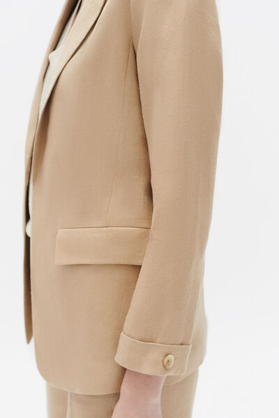 Blazer randine beige femme