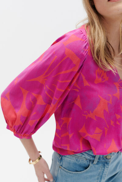 Blouse sonia rose femme