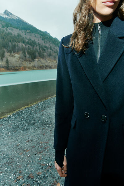 Jas Gregor marineblauw vrouw