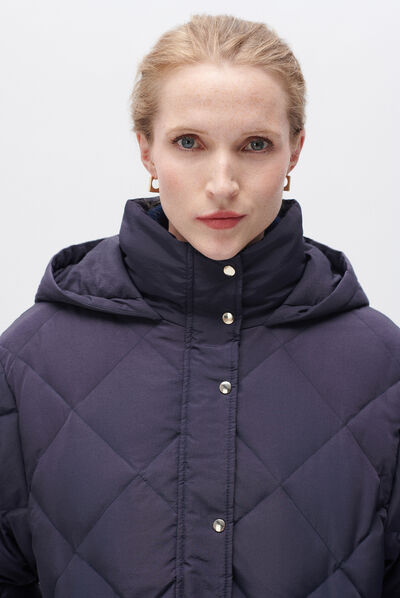 Doudoune gloria bleu marine femme