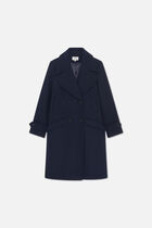 Marin coat navy blue woman