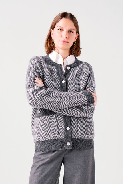 Giacca Mjessie grigio scuro donna