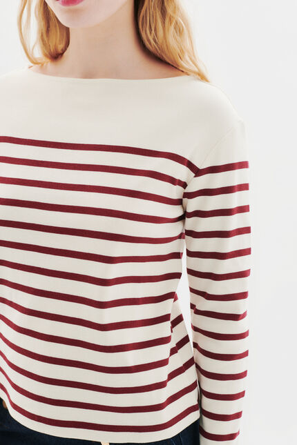 T-shirt Tcassandre bordeaux femme