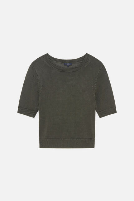 Pull Mwilton vert kaki femme