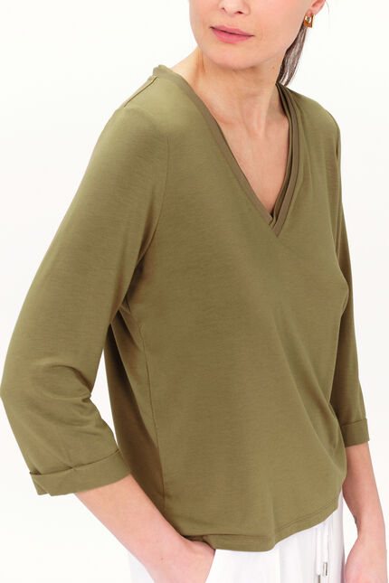 T-shirt tbasic vert femme