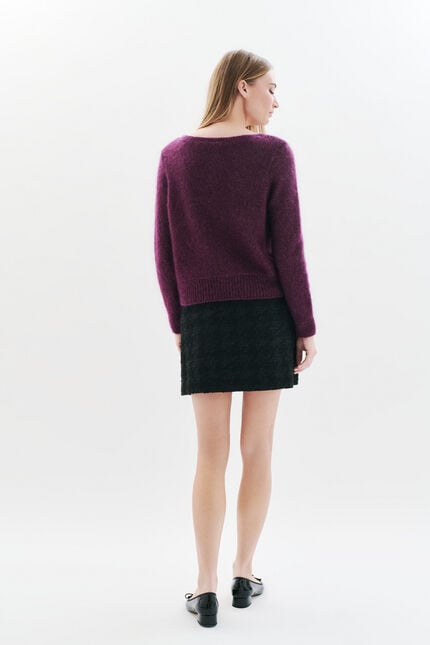 Jersey Stephano burdeos mujer