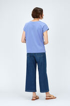 Tilda t-shirt blue violet woman
