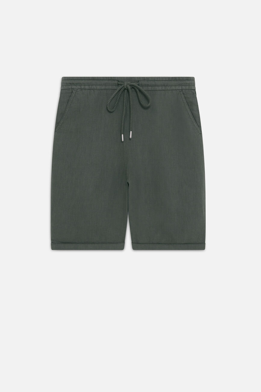 Short seracruz vert kaki femme