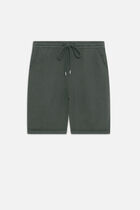 Seracruz shorts khaki green woman