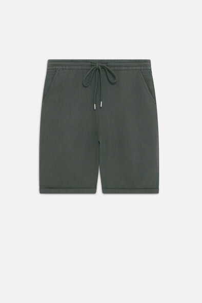 Short seracruz vert kaki femme