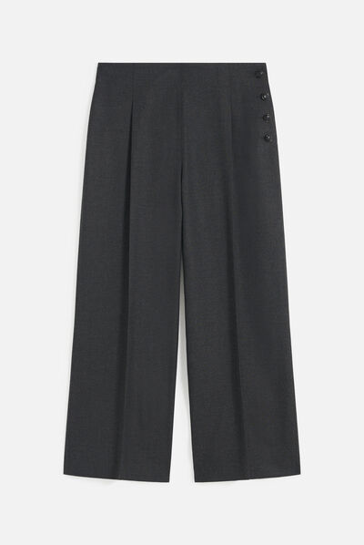 Broek Pony donkergrijs vrouw
