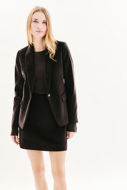 Blazer Aurora marrone cioccolato donna