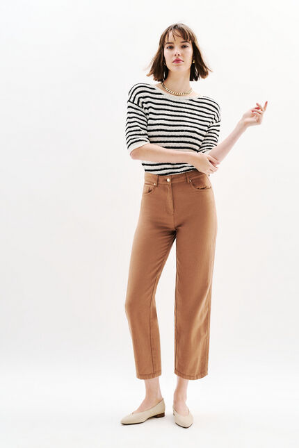 Pantalón Perrin marrón claro mujer