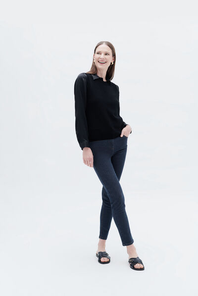 Pantalón Tom vaquero doble piedra mujer