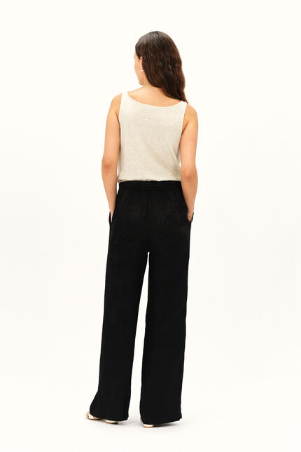 Pantalon peinture2 noir femme