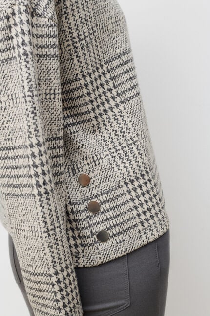 Sweatshirt Tcamo gris clair femme