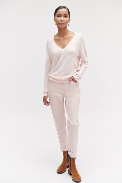Pantaloni Appolo rosa chiaro donna