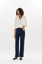 Pelleyville trousers navy blue woman
