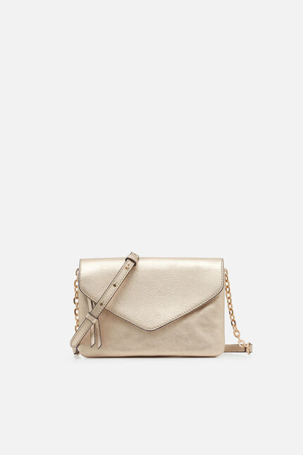 Sac soline en cuir naturel couleur or femme