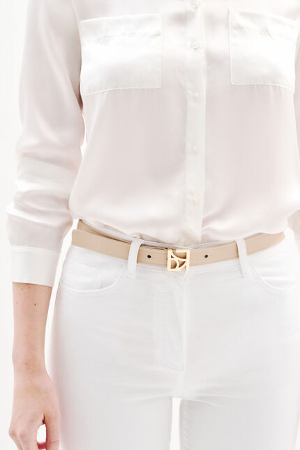 pantacourt mason blanc femme