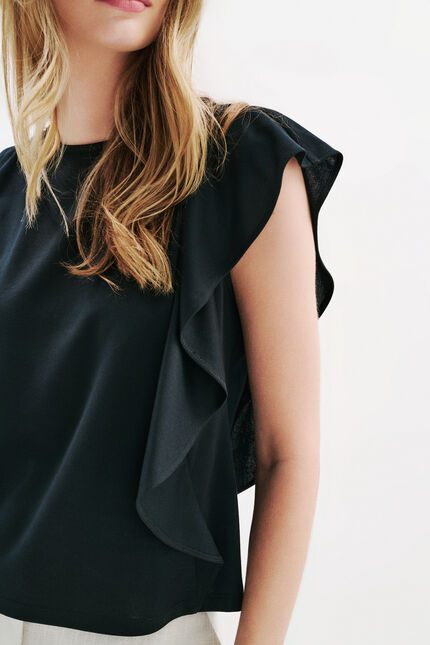 T-shirt Tonko noir femme