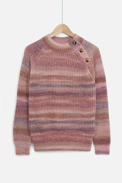 pull donia rose clair femme