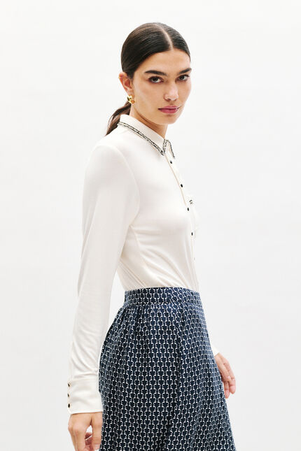 Santana rok marineblauw vrouw