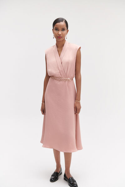 vestido georgia rosa envejecido mujer
