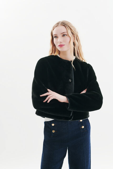 Gouvernail coat black woman