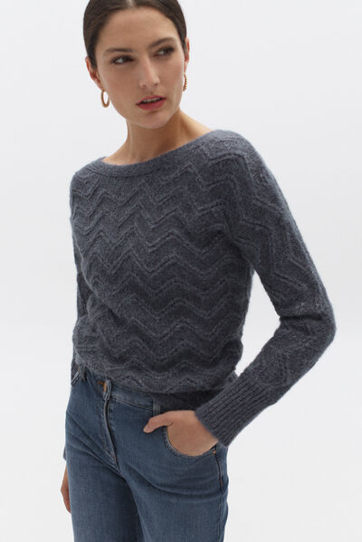 pull antonina denim double stone femme