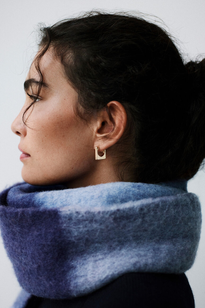 Scarf louison royal blue woman