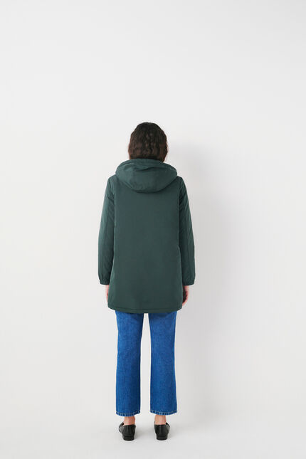 parka grenouille vert foncé vrouw