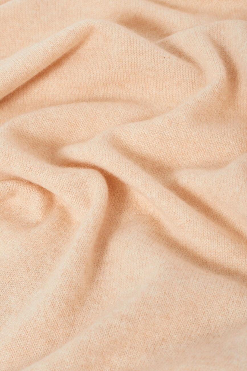 Mabel 100% cashmere scarf brown woman