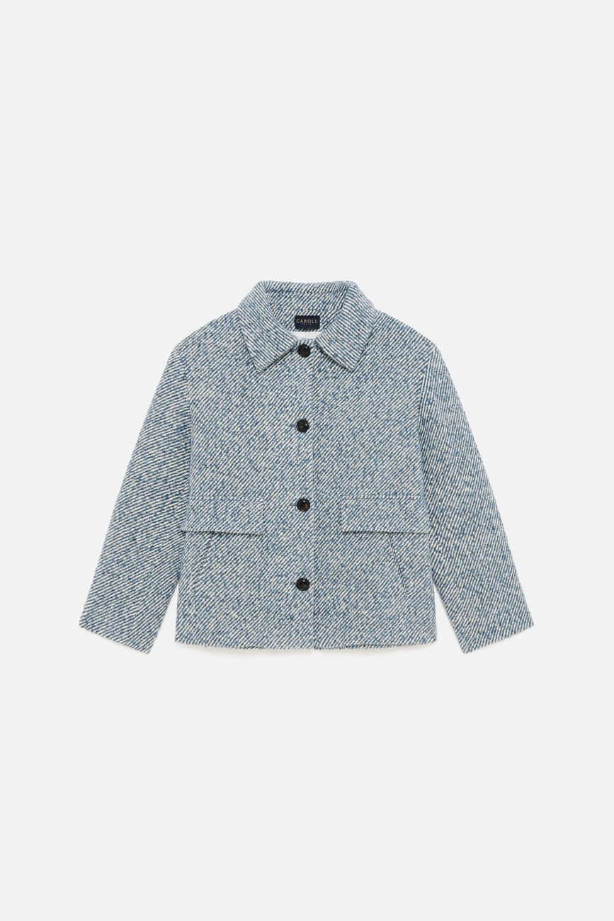 Galactica mantel denim stone vrouw