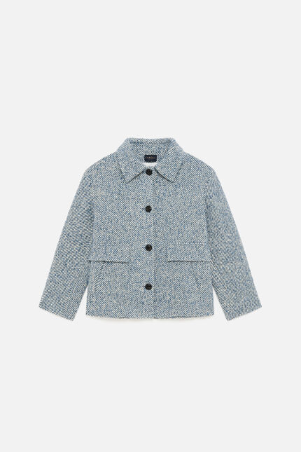 Galactica mantel denim stone vrouw