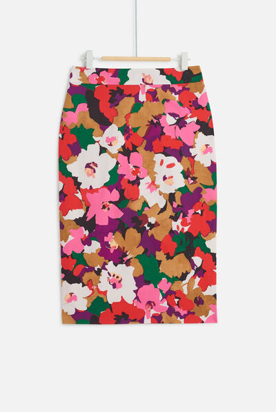 Jupe cerise violet femme
