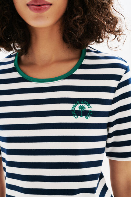 T-shirt Thugo2 bleu marine femme